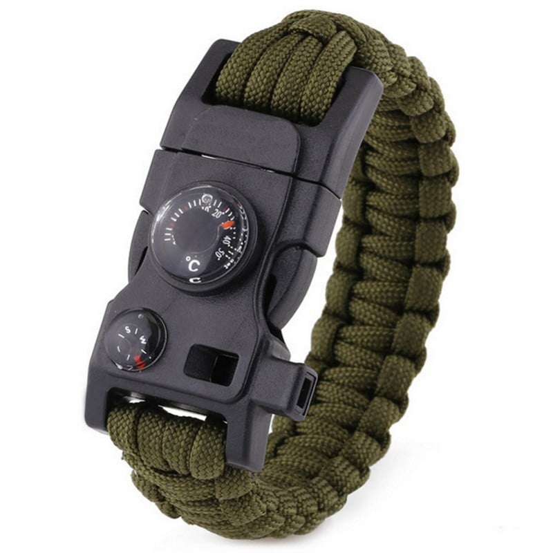 Outdoor Paracord Survival Bracelet with Parachute Cord