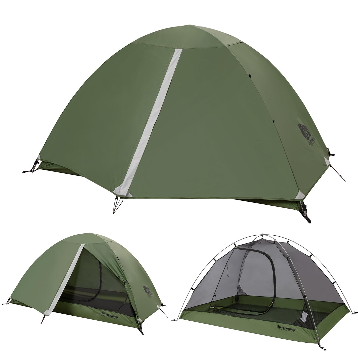 2-Person Backpacking Tent for Camping - Ultralight & Waterproof Outdoor Camping Tent 2 Person Easy Set Up Compact Two Person Tent Lightweight Two Man Tents for Hiking by Underwood Aggregator