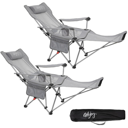WEJOY FlexiRest 2-Pack Adjustable Outdoor Chairs