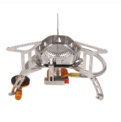 Camping Stove with Burner Converter