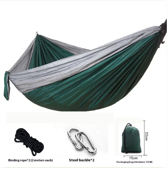 Outdoor Double Camping Hammock - 210T Parachute Nylon