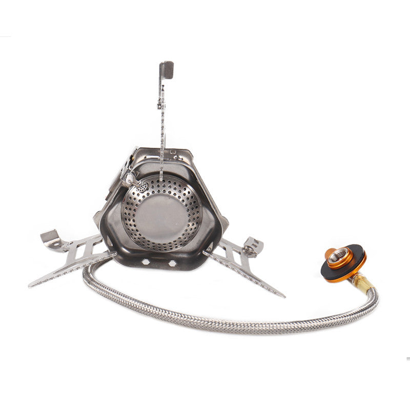 Camping Stove with Burner Converter