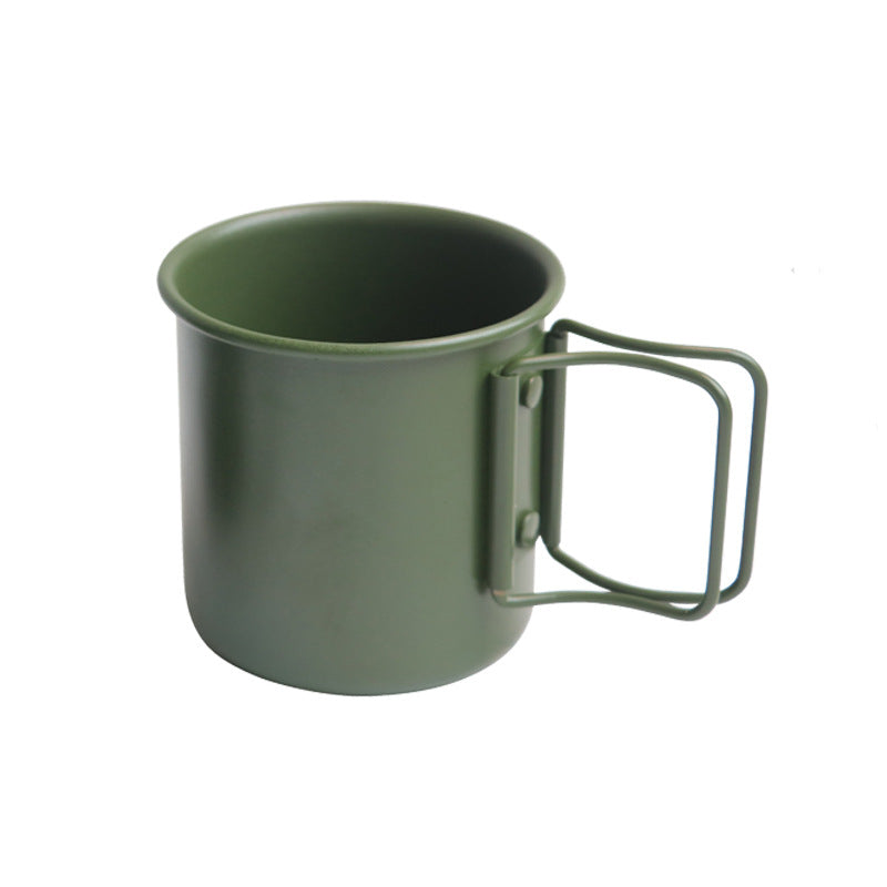 300ml Portable Folding Aluminum Camping Cup