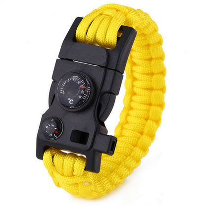 Outdoor Paracord Survival Bracelet with Parachute Cord