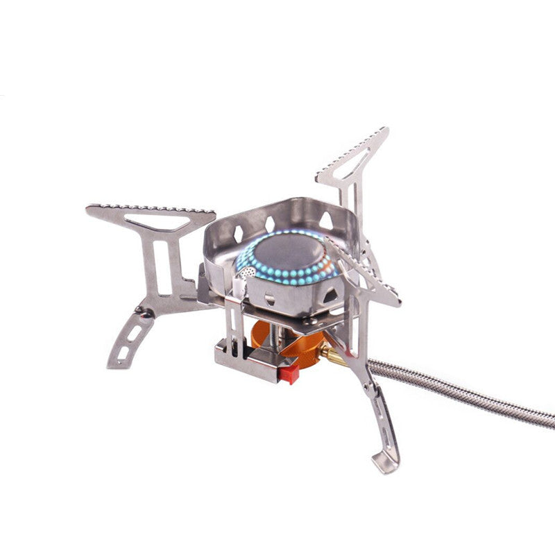 Camping Stove with Burner Converter