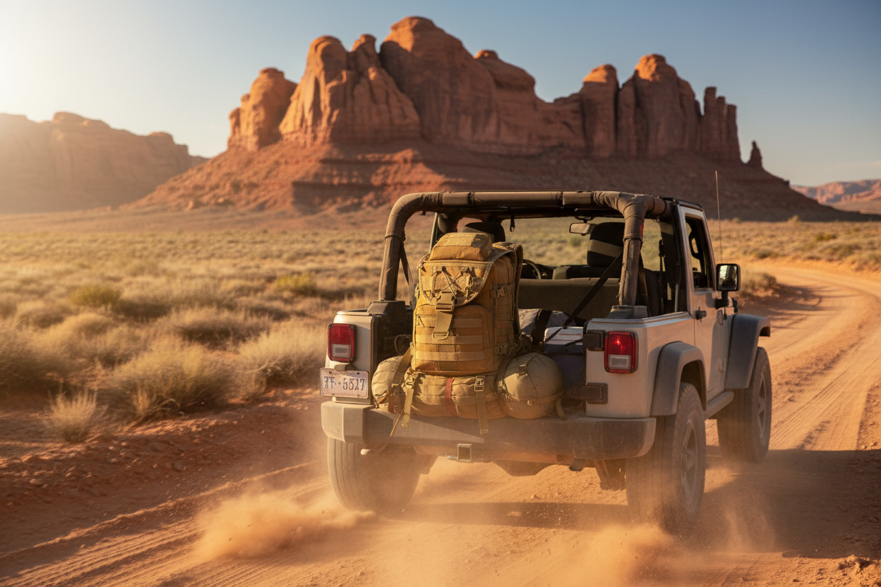 Summit 35L Field Pack - Jeep in the Desert