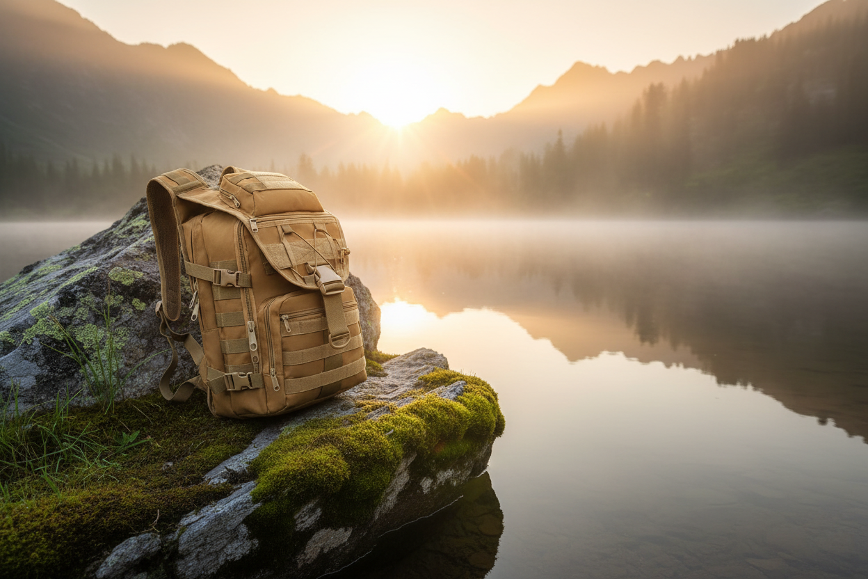 Summit 35L Field Pack - Misty Mountain Lake at Sunrise